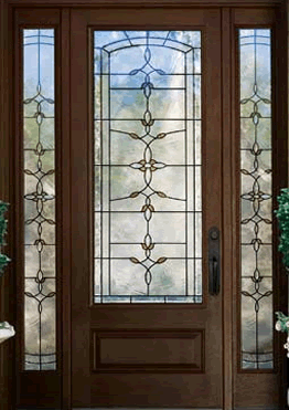 Bella - Decorative Glass Options and Shapes for Doors. Turkstra Windows and Doors, Professional Installation and Estimates.