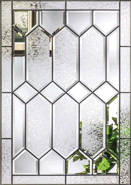 Crystalline - Decorative Glass Options. Turkstra Windows and Doors, Professional Installation and Estimates.