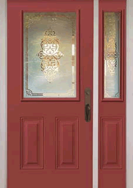 Frosted Images - Decorative Glass Options, Door Preview. Turkstra Windows and Doors, Professional Installation and Estimates.