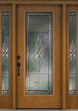 Kensington - Decorative Glass Options, Door Preview. Turkstra Windows and Doors, Professional Installation and Estimates.