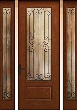 Riserva - Decorative Glass Options, Door Preview. Turkstra Windows and Doors, Professional Installation and Estimates.