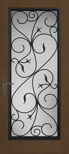CCR30027 - Southwest Entry Style Doors, Classic-Craft Rustic with Augustine Glass