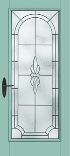 CCV10026 - Colonial Entry Style Doors, Classic-Craft Canvas with Cambridge Glass