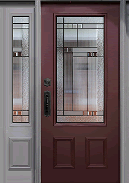 Harlow - Decorative Glass Options elegance of any entryway with eight configuration options, and standard efficiency ratings on the glass.