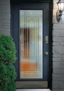 Madison - Decorative Glass Options with six different configurations for your door the Madison has many options to add flare to any entryway.