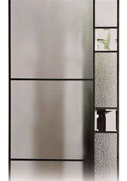 Modena - Decorative Glass Options. Turkstra Windows and Doors, Professional Installation and Estimates.