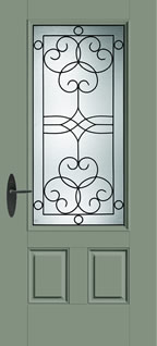 S6009-European Stye Entry Doors