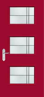 S2AX - Modern & Contemporary Entry Style Doors, Pulse Ari Smooth with Axis Glass