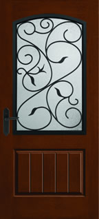 CCR20537 - Southwest Style Entry Doors, Classic-Craft Rustic with Augustine Glass