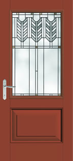CCV9822 - Southwest Entry Style Doors, Classic-Craft Canvas with Villager Glass