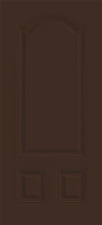 SE969HD - Steel Entry Doors by materials, Steel Edge style, Colour: Chestnut